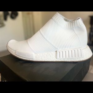 Size 10.5 - adidas NMD CS1 Primeknit White Gum 2017.